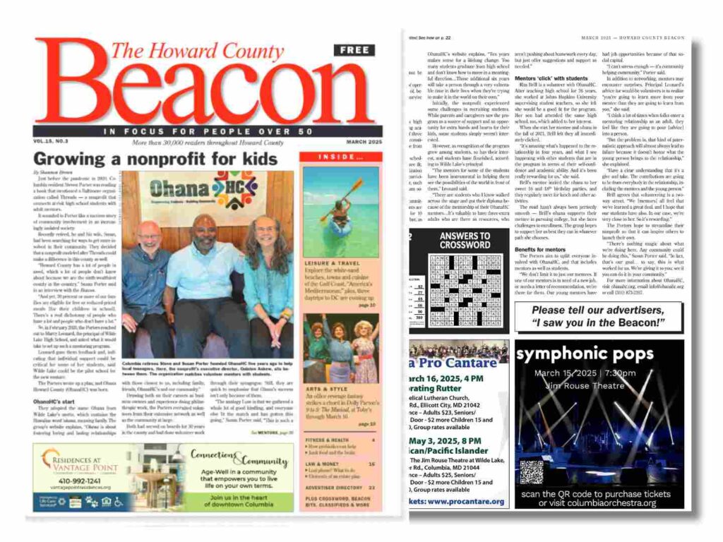 Howard County Beacond Article on OhanaHC